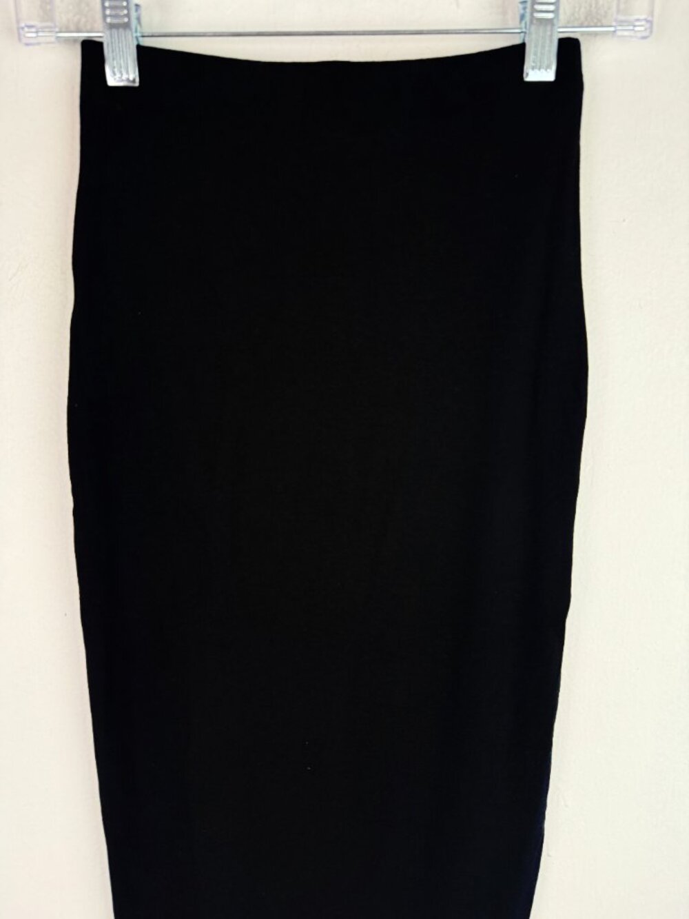 NWOT Naked Wardrobe NW Midi Skirt Black Pull On Size Small S NEW - Picture 7 of 9
